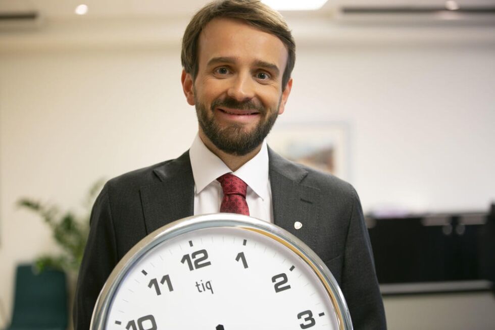 Næringsminister Jan Christian Vestre er også tidsminister.
 Foto: Nærings- og fiskeridepartementet