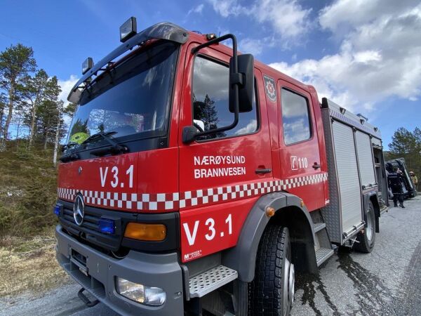Bilbrann på Rørvik