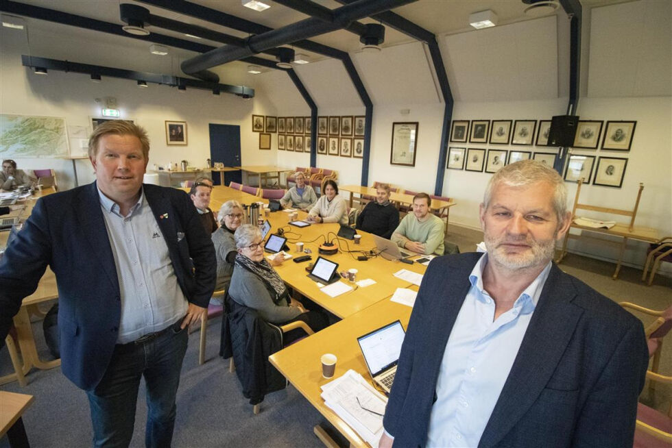 orsdag 3. november hadde Karl-Anton Swensen sitt første møte med politikerne i Nærøysund. Da var det formannskapsmøte hvor blant annet forslaget til kommunebudsjett for 2023 ble lagt fram.
 Foto: Nærøysund kommune