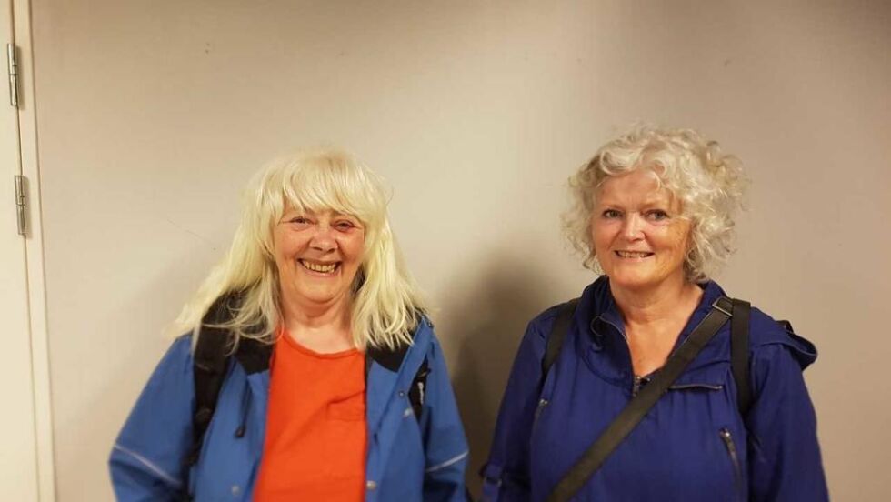 Bindalskvinnene Berit Eide og Goggi Sæter er godt i gang med boka om Ingeborg Holm.
 Foto: Odd Walter Bakksjø