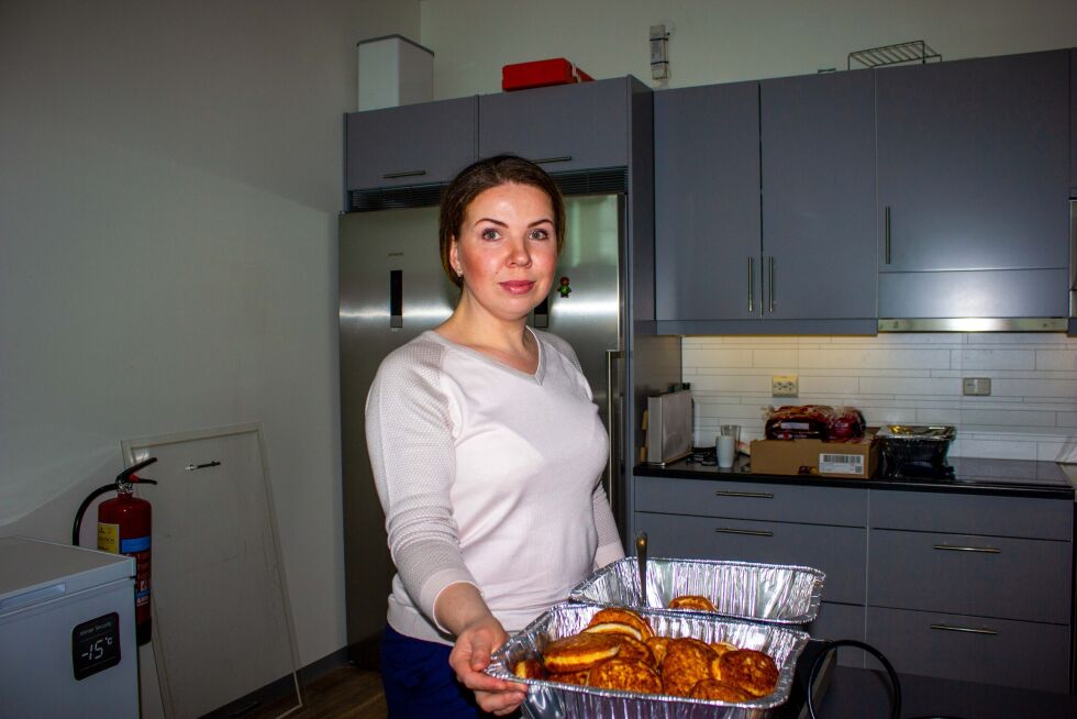 Iryana Hlushchuk og familien kommer fra Kharkov, en by øst i Ukraina.
 Foto: Stine Vikestad