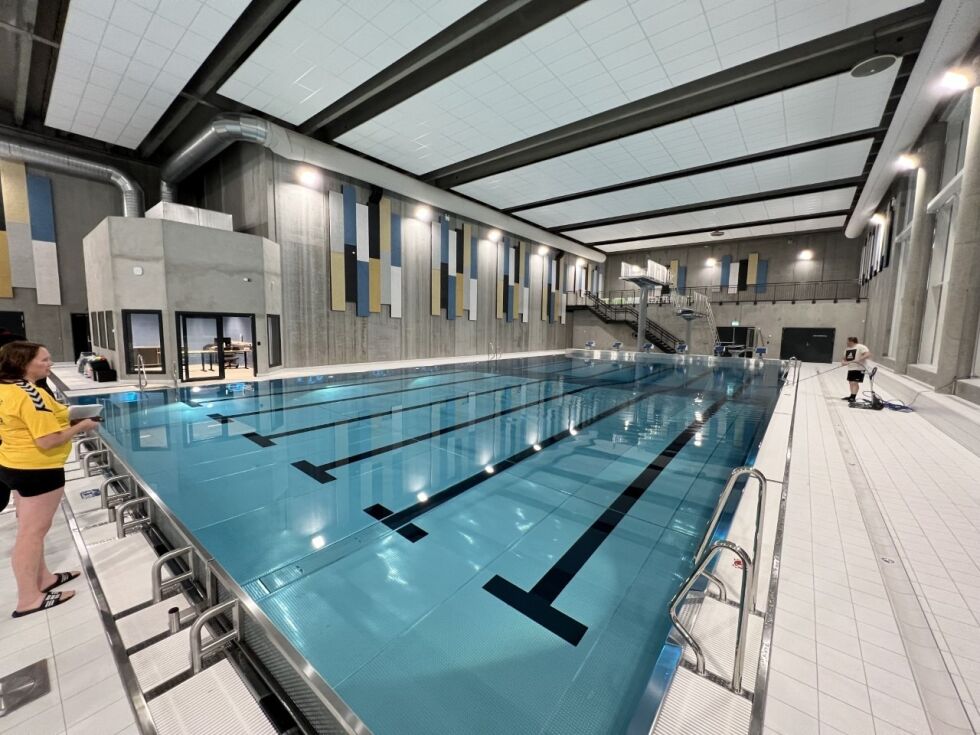 Tirsdag åpnes bassenget på Kolvereid for alle.
 Foto: Knut Sandersen