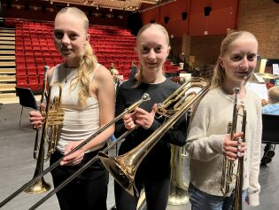 Talentfulle korpsjenter fra Kolvereid får spille i spesielt korps
