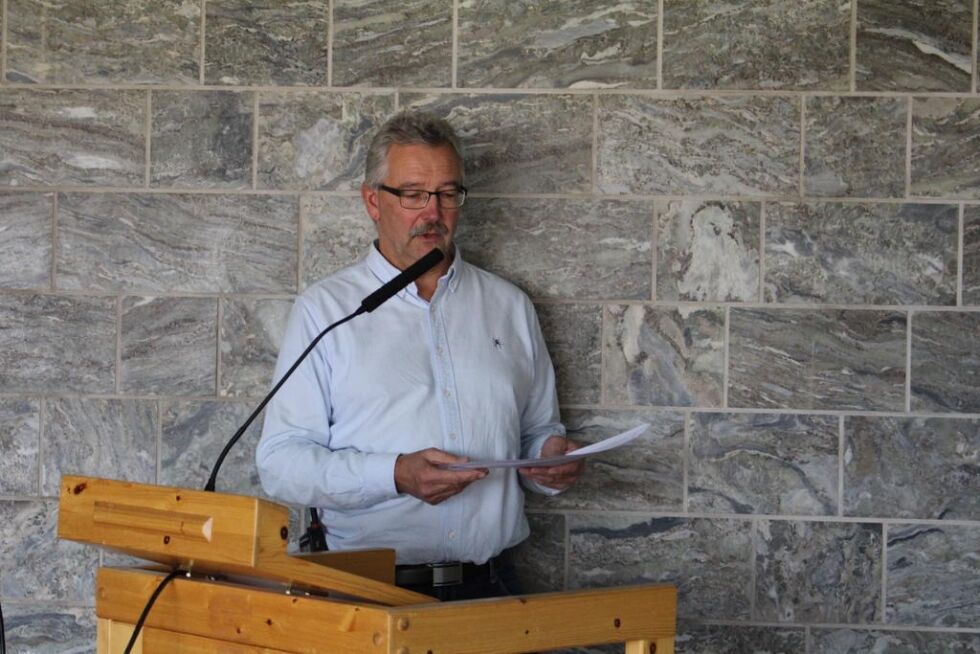 Plan og ressurssjef Kjell Andersen orienterte om framdrift for byggeprosjektet på Terråk.