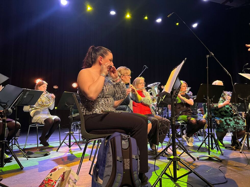 Karianne Neerland var fløytesolist under konserten.