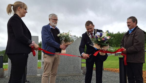 Åpning av ny minnelund