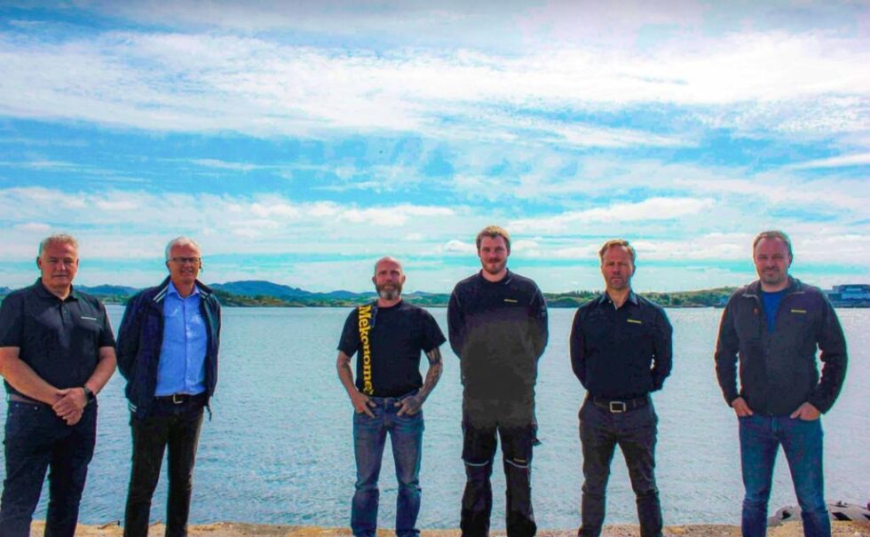 Frode Løvseth, Arne Johan Sørvik, Roger Hanssen, Roy Arne Strand, Jan Mehol og Stian Pettersen gleder seg til å flytte inn i de nye lokalene, og få satt i gang samarbeidet.