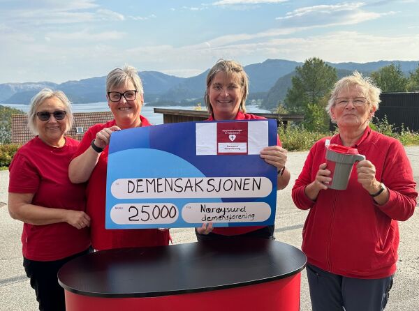 Ga 25.000 kroner til demensaksjonen