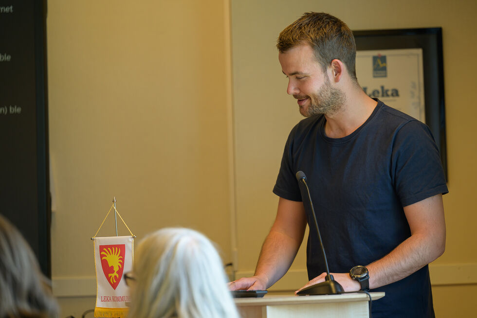 Otto Husby Larsen, Senterpartiet.
 Foto: Synnøve Hanssen