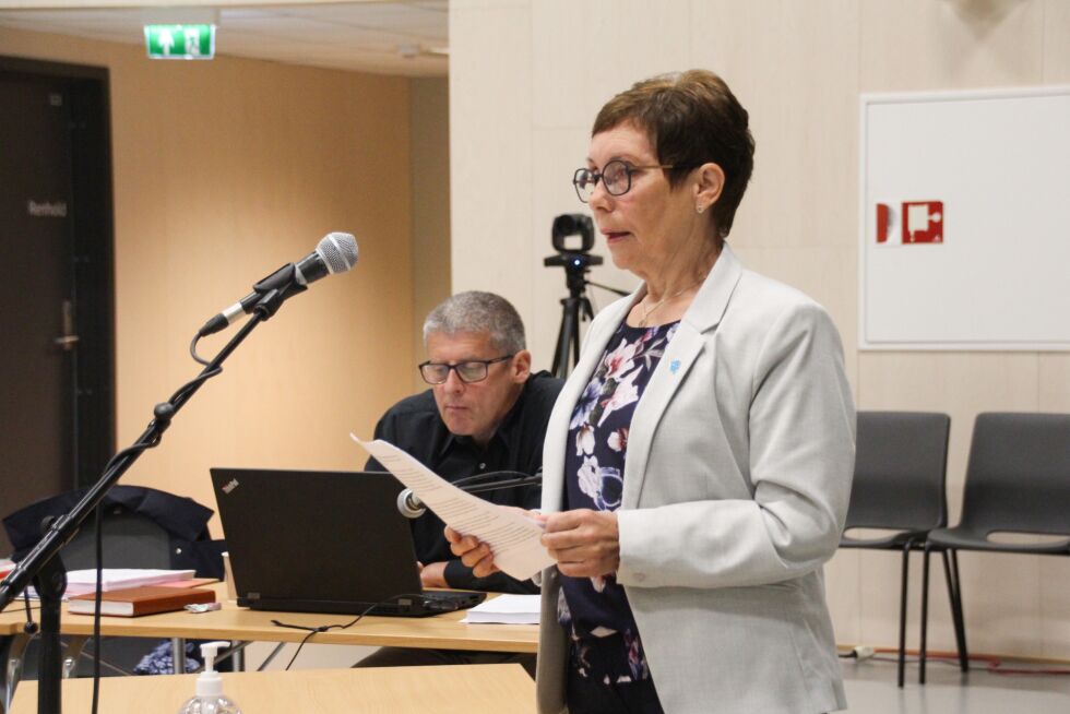 Ordfører Britt Helstad informerte om smittesituasjonen i en pressemelding i dag.
 Foto: Arkivbilde Hild Dagslott