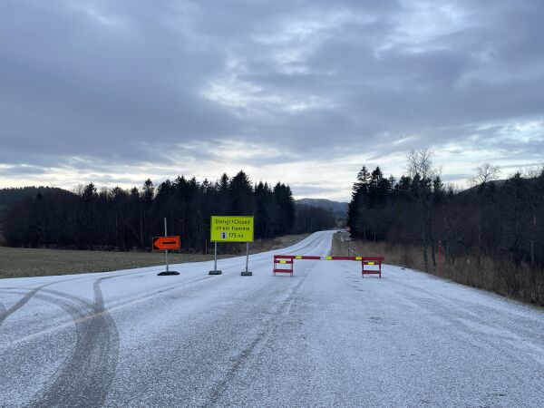 Veien åpner som planlagt