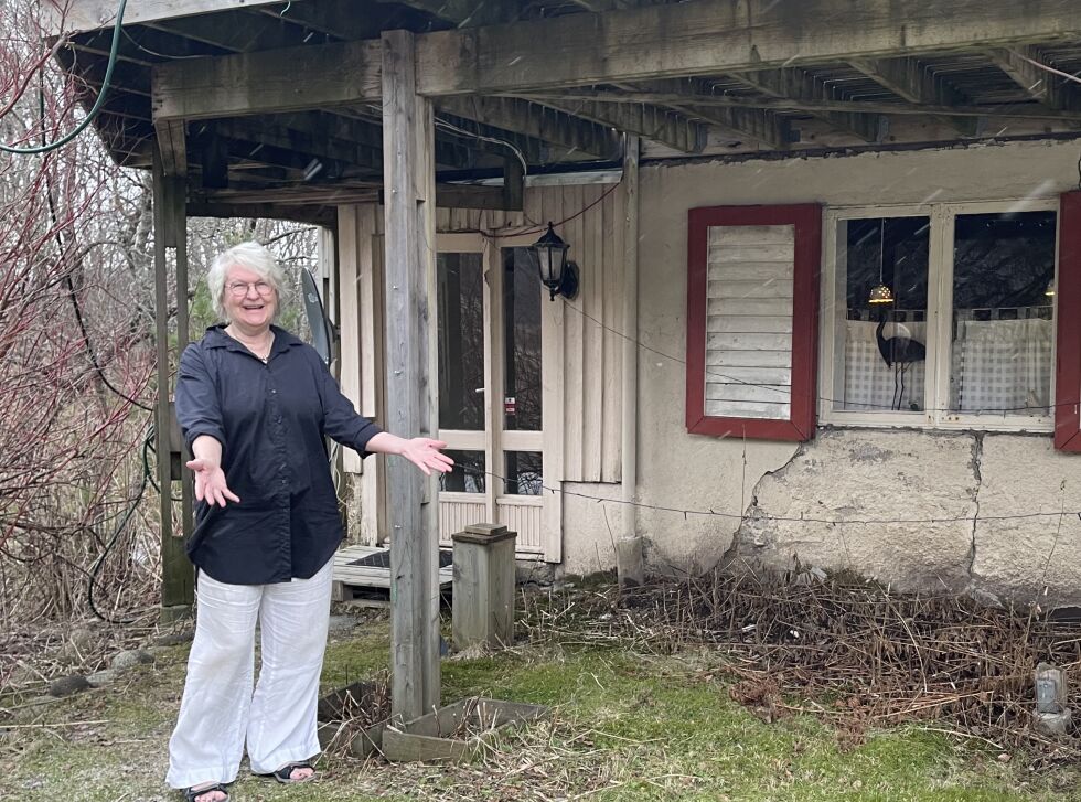 Annette Grieta Wiegers ønsket oss varmt velkommen.
 Foto: Renate Rosenvinge