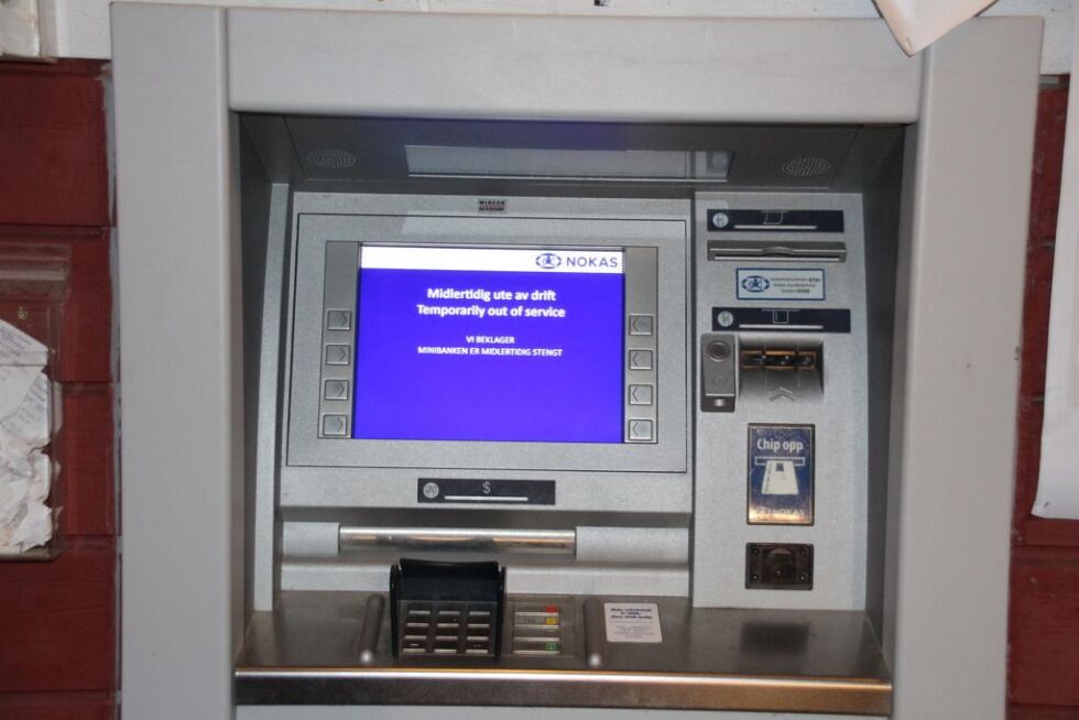 Minibanker i tre kommuner legges ned fra nyttår.