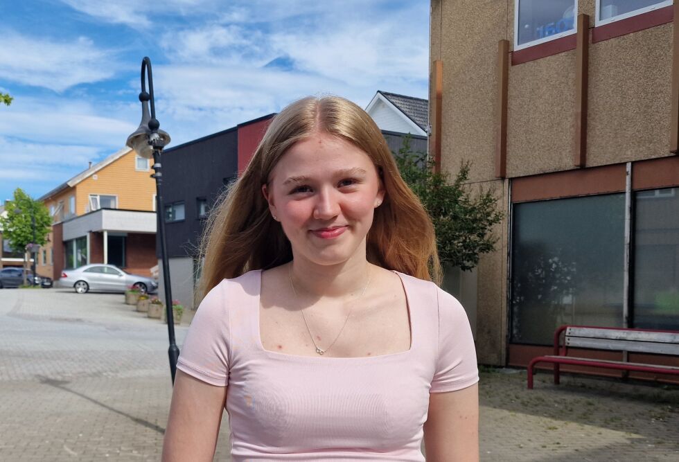 Line Sofie Grunnan har tatt et uvanlig yrkesvalg.
 Foto: Frank Jenssen.