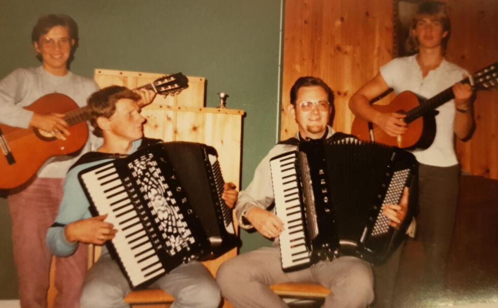 Glade musikanter.
 Foto: Privat