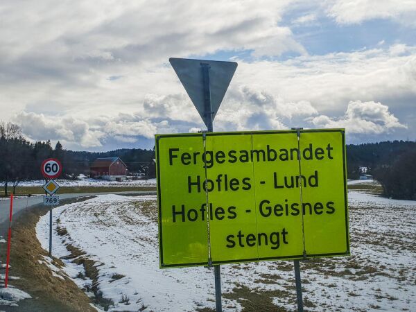 14. april: Fergetrøbbelet fortsetter