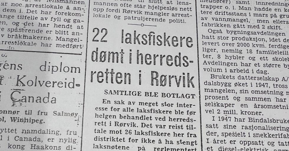 Foto: Faksimile Namdalens Folkeblad