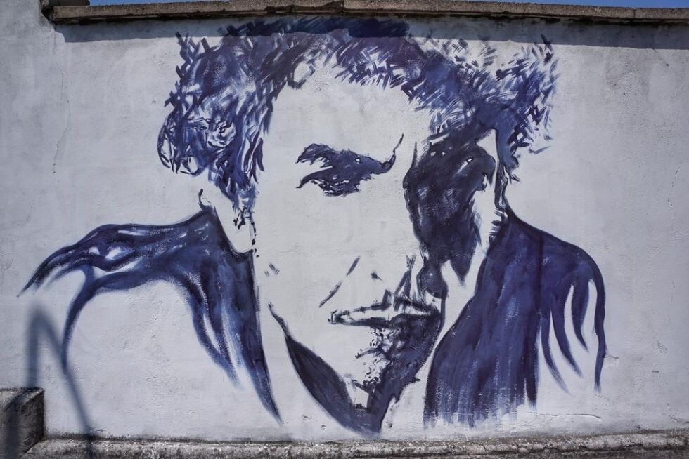 Bob Dylan har fans over hele verden. Her foreviget med et gatemaleri i Verona i Italia.
 Foto: Richard Mcall