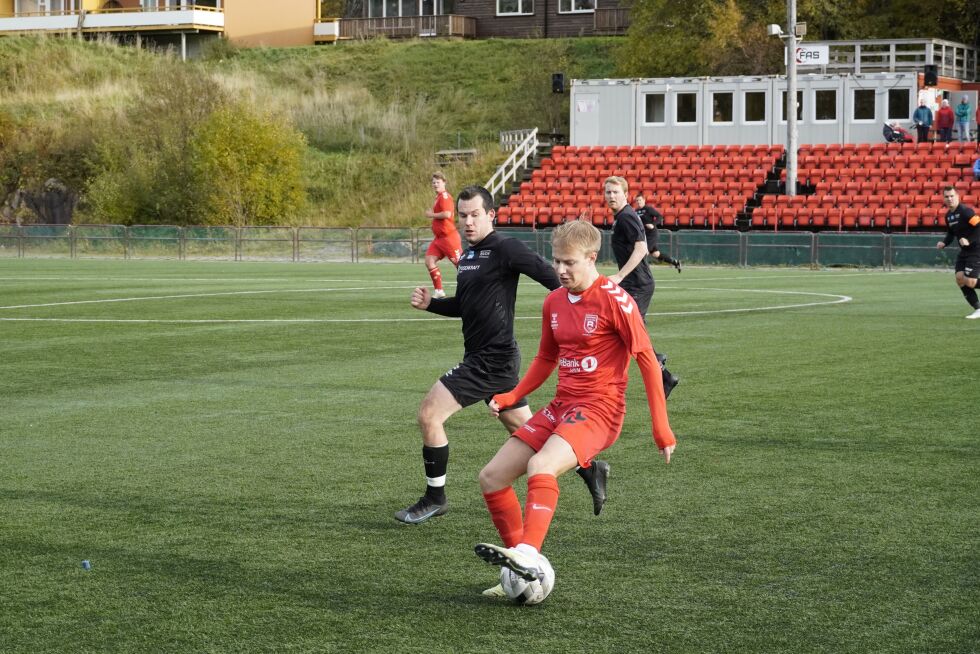 Sander Hestvik spilte en god kamp for Rørvik.
 Foto: Johan Olav Finseth