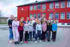 Konkurrerer mot to andre skoler i  Avis i skolen-finale