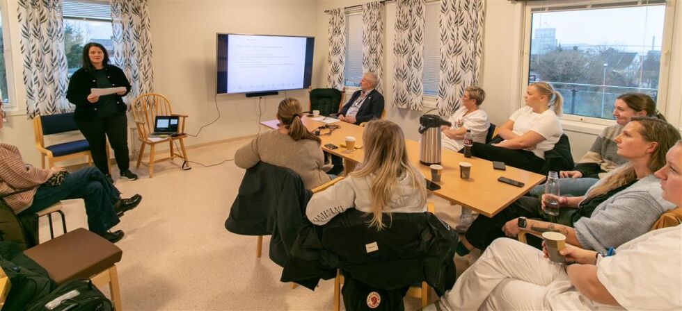 Det er gjennomført husmøter på både Nærøy bo- og behandlingssenter og Røvik sykestue. Tilbakemeldingene Herfra er en av grunnene til at man nå ser at det er behov for mer tid på prosjektet og planen før den legges fram til politisk behandling.
 Foto: Nærøysund kommune