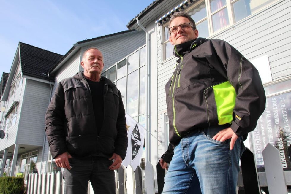 Terje Toftesund og Tor Morten Rosenvinge håper på full buss når supporterklubben setter kursen mot lerkendal neste helg.