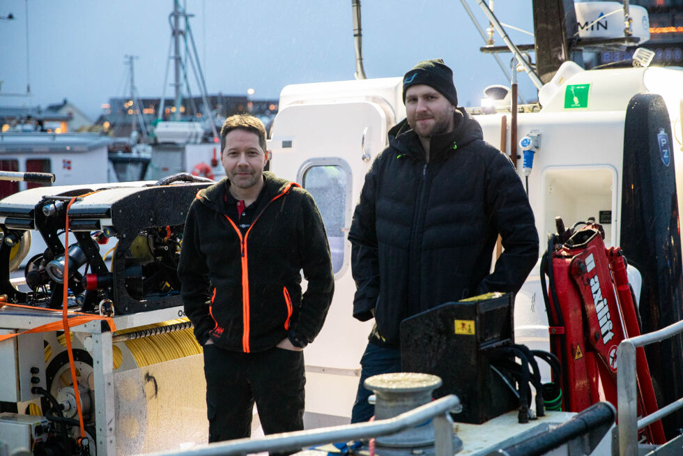 Til venstre Jim Bakken i JB-Systems sammen med Magnus Roksvaag i Aqua Kompetanse.
 Foto: LYKT