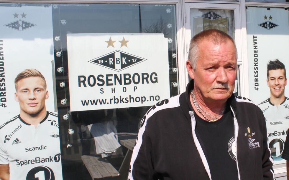 Leder i Rosenborg Supportere Ytre Namdal, Terje Toftesund.