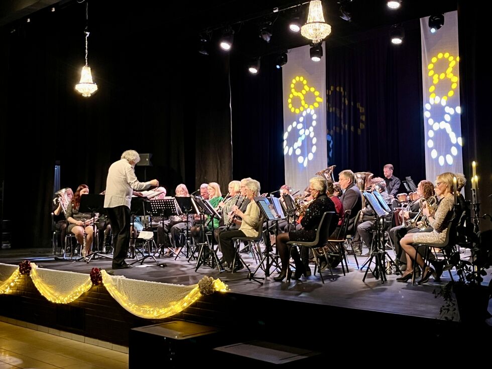 Kolvereid hornmusikklag.
 Foto: Jon Audun Haukø/arkiv