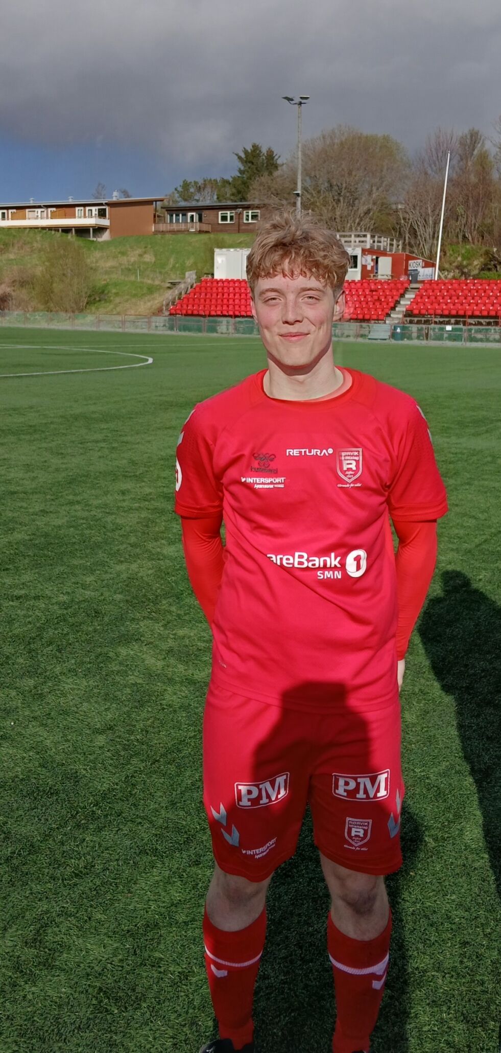 Henrik Bratland lagde kampens siste mål i 5-1 seieren lørdag.
 Foto: Johan Olav Finseth