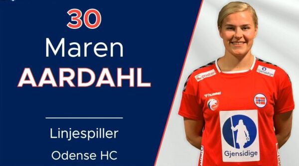 Maren Aardahl tatt ut på damelandslaget i håndball