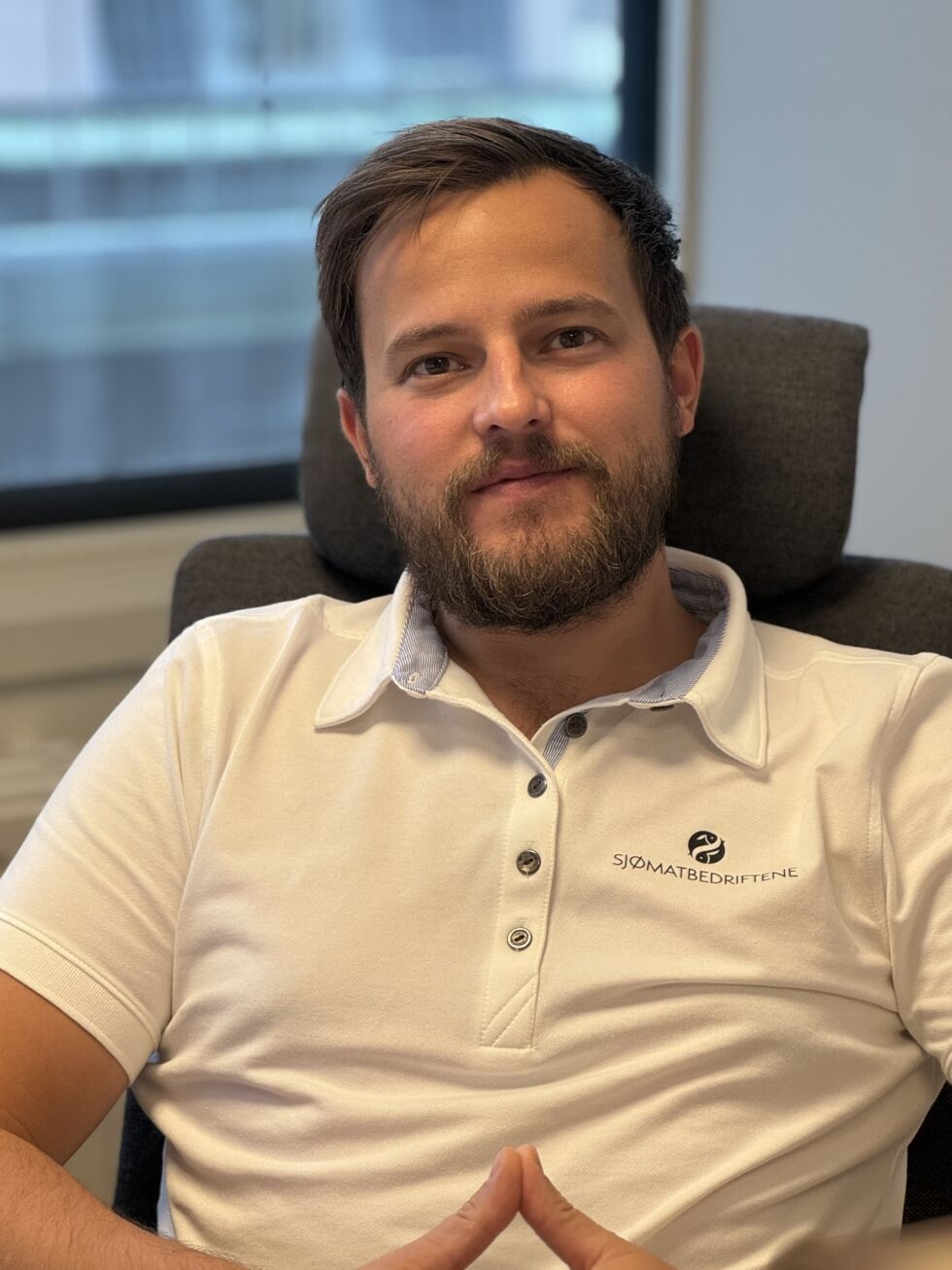 Adrian Jørgensen har fått jobb hos Sjømatbedriftene.
 Foto: Sjømatbedriftene