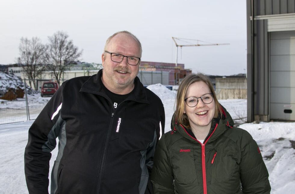Gerhard Røsseth og Camilla Johansen fra Nærøysund bondelag er godt i gang med planleggingen av årets Sopinfestival.