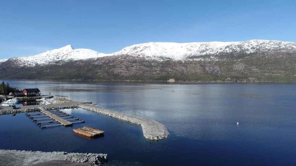 Båthavn i Terråk, Langstranda Panorama.
 Foto: Bilde fra søknaden.
