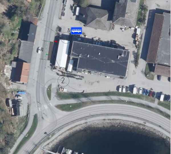 Nye bussholdeplasser i Rørvik og på Abelvær