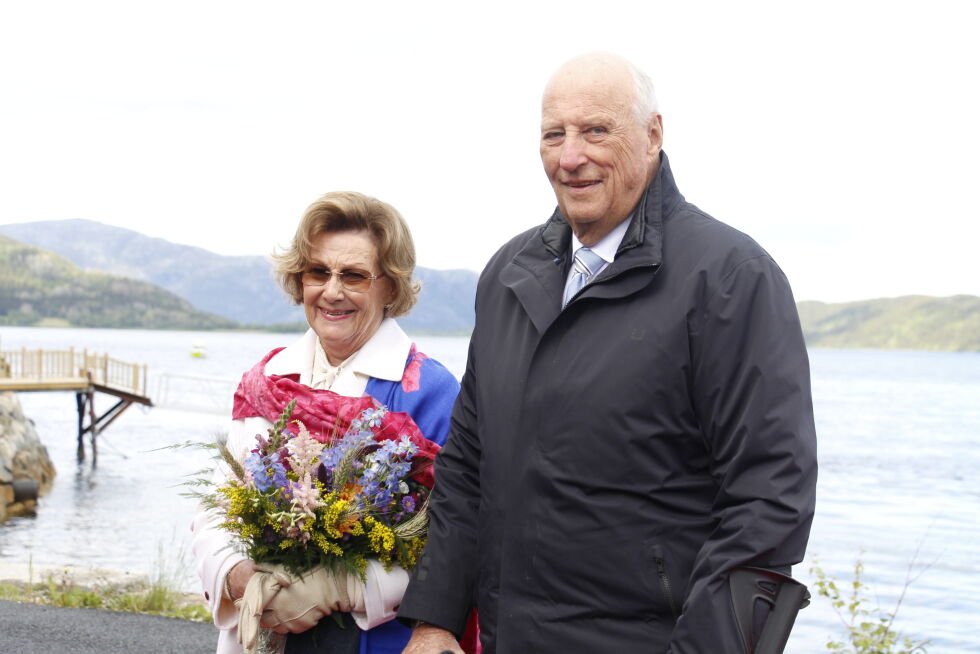Arkivbilde fra kongebesøket i Bindal.
 Foto: Lillian Lyngstad