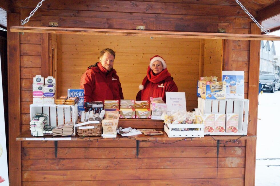 Terje Børud og Ann Kristin Stavang Mikalsenn demonstrerte sukkerfritt godteri.