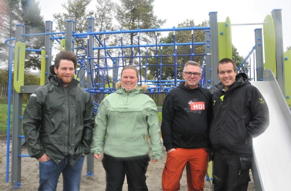 Stian Engesvik, Evelyn Rosenvinge Bondø, Knut Arne Valø og Tom Andre Bondø.