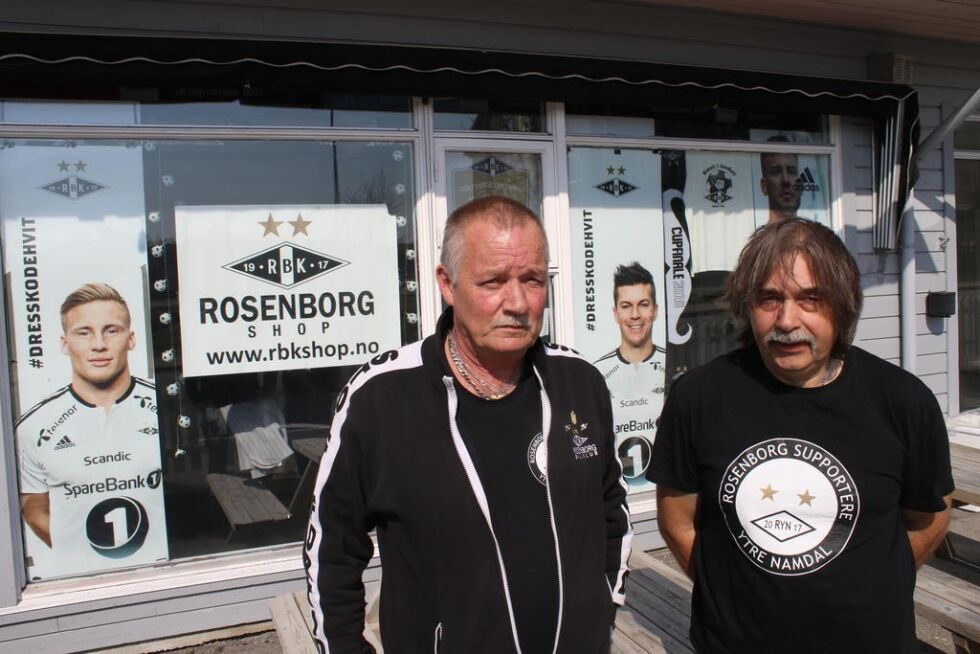 Supporterklubben ved Terje Toftesund og Jarle Kvam ser frem til storfint besøk i lokalene på Kolvereid.