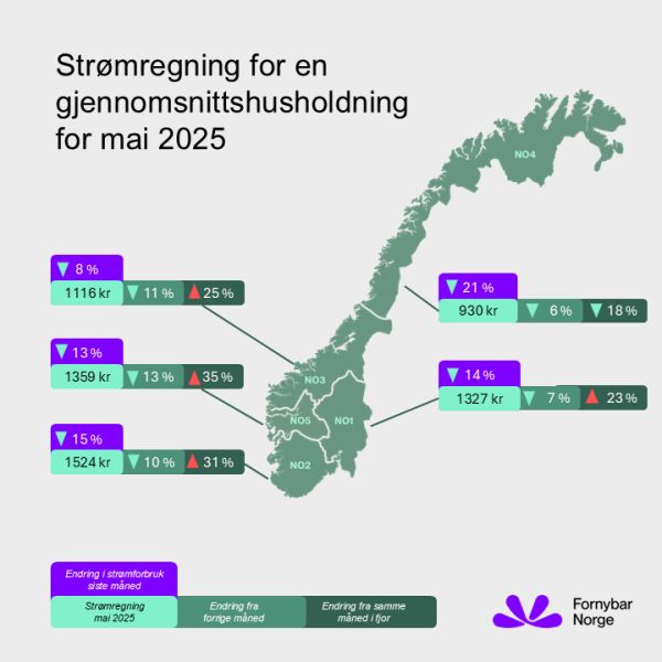 Strømprisene stuper i nord – men Midt-Norge betaler fortsatt dyrt