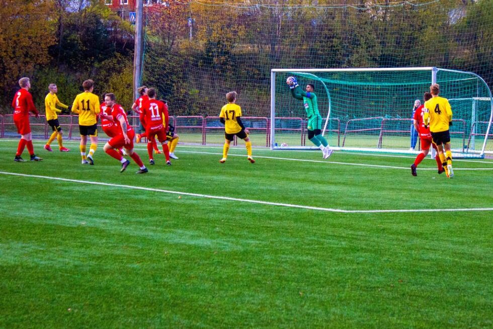 Rørvik-keeper Freixo stoppet mange baller fra å komme inn i mål.